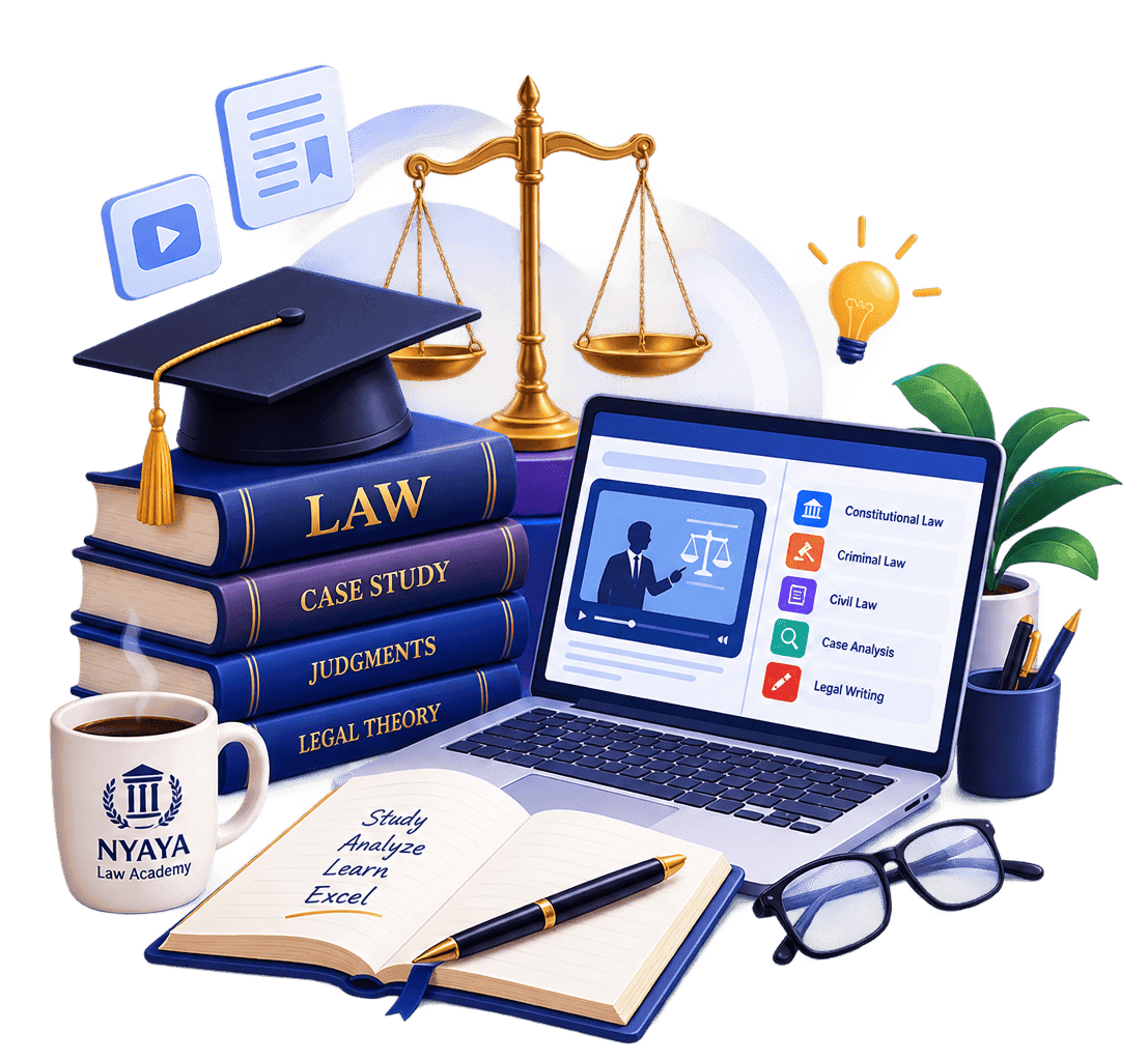 NYAYAAI Law Academy Illustration